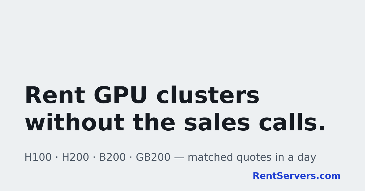 RentServers.com screenshot 1